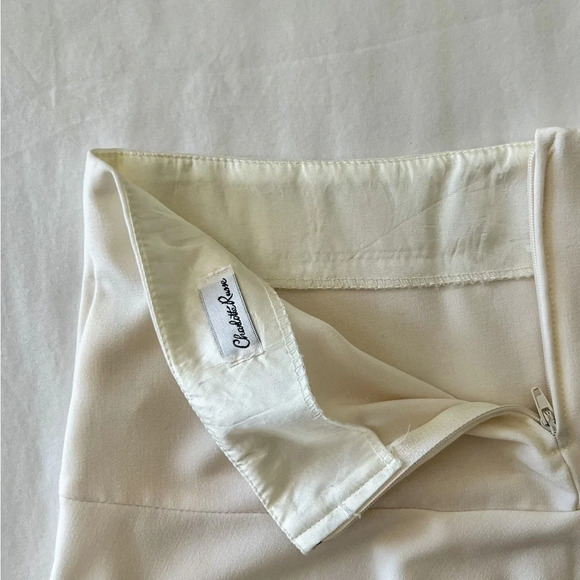 VINTAGE 90’s Charlotte Russe Ivory Mini Skirt - Picture 5 of 7